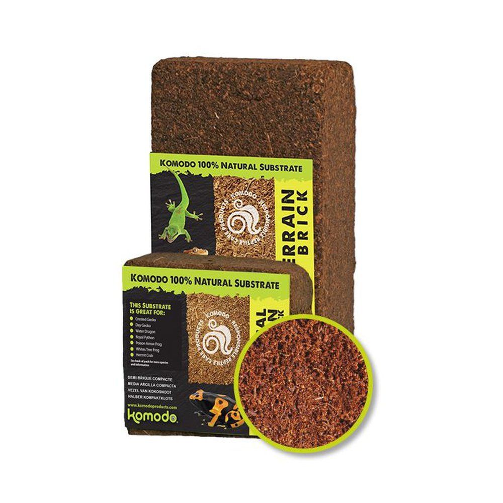 Substrat pentru reptile, Komodo Tropical Terrain Compact Brick, triple pack