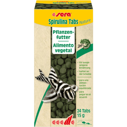 Tablete cu 24% spirulina, Sera Spirulina Tabs Nature