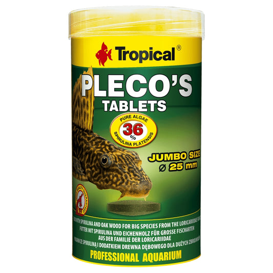 Élelmiszer merülő tabletta formájában, Tropical Pleco's Tablets, 250ml/135g