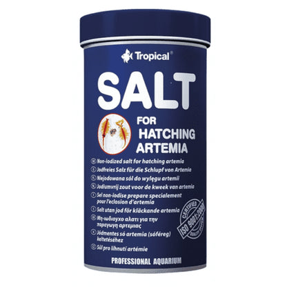 Sare pentru ecloziunea ouălor de Artemia, Tropical Salt for hatching Artemia, 300g/250ml