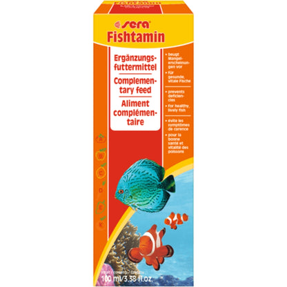 Folyékony vitaminok halaknak, Sera Fishtamin - 15ml