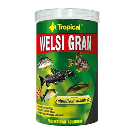 Hrană pentru pești care se hrănesc pe fundul apei, Tropical Welsi Gran, 100ml / 65g