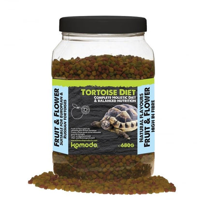 Hrana pentru broaste testoate, Komodo Fruit and Flower Tortoise Diet 170g