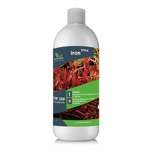 Fertilizant pe baza de fier chelat DTPA, pentru plantele de acvariu, Iron DTPA, Plant Serum, 1000 ml