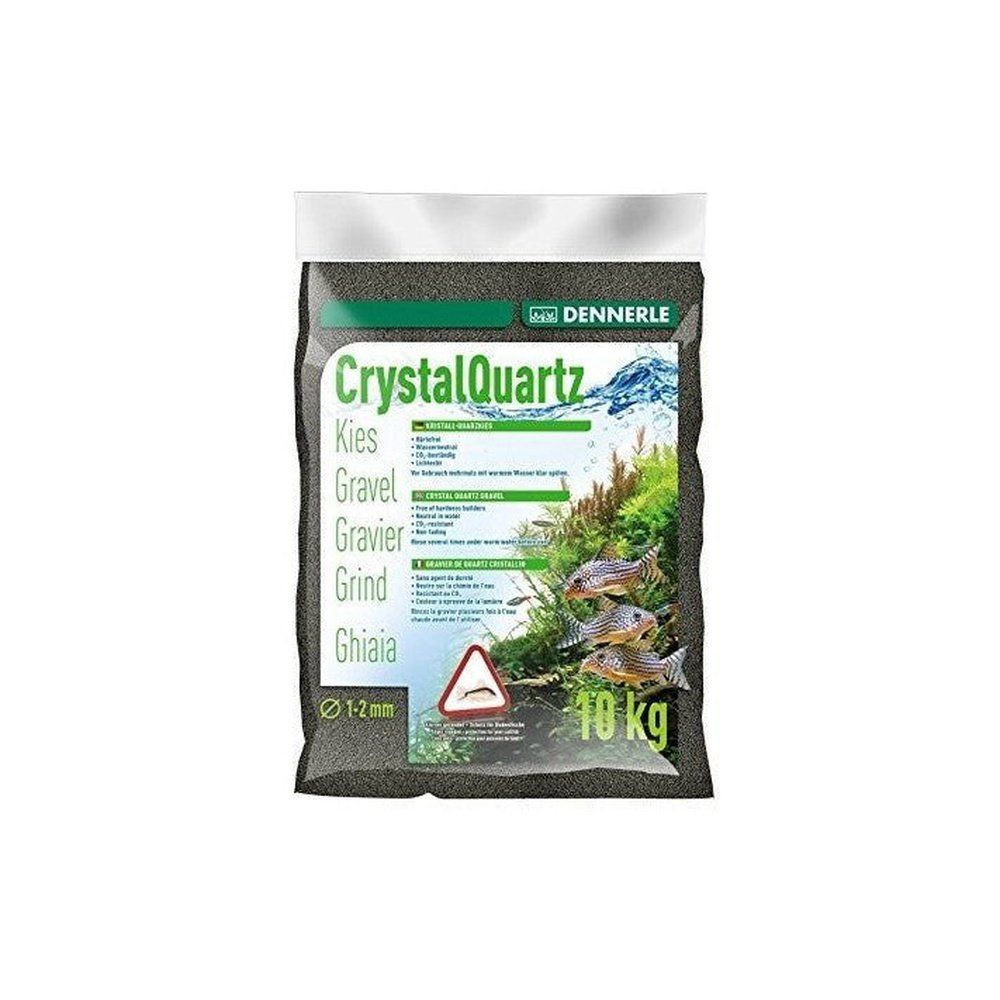 Substrat inert pentru acvariu, Dennerle, Crystal Quartz Gravel Diamond Black