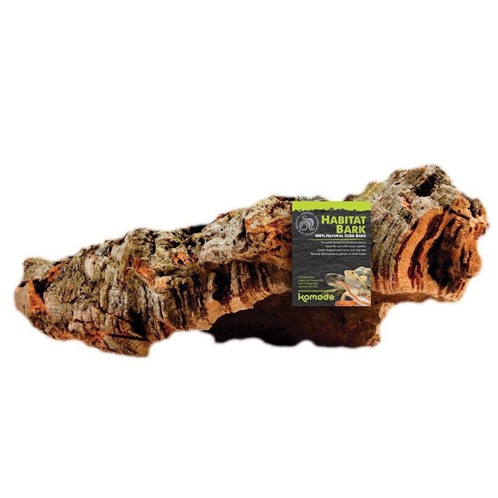 Természetes parafa tölgy dekor terráriumokhoz, Komodo Habitat Cork Bark Mini, 18 x 12 cm