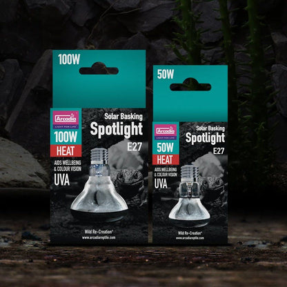 Bec de incalzire pentru reptile, Arcadia Basking Solar Spotlight, 75w