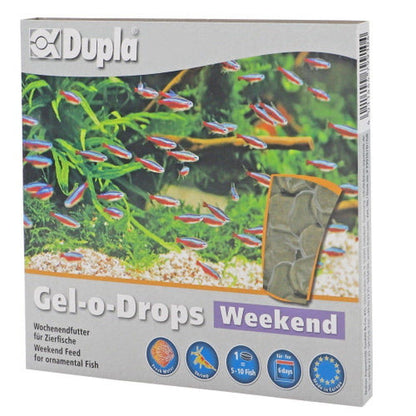 Díszhal- és garnélaeledel, Dupla Gel-o-Drops Weekend, 12 kapszula