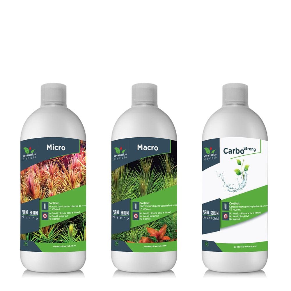 Package Fertilization Aquarium mikro-makro-szén növényi szérum