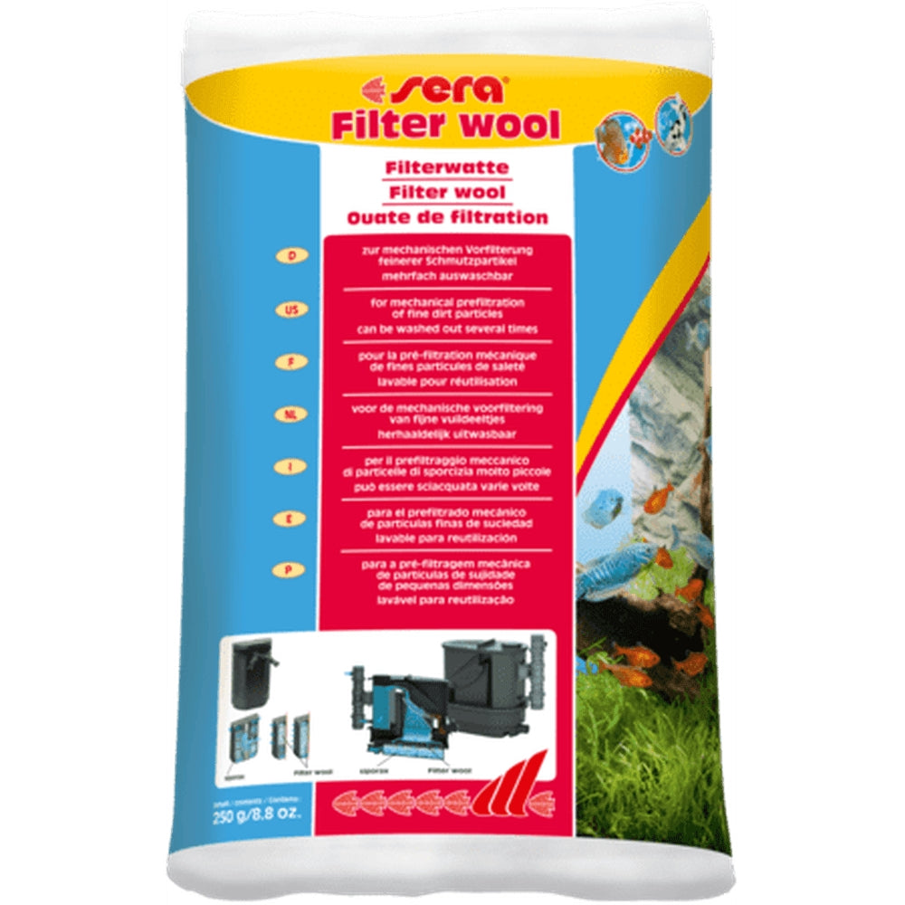 Szűrőgyapot mechanikus előszűréshez, Sera Filter wool