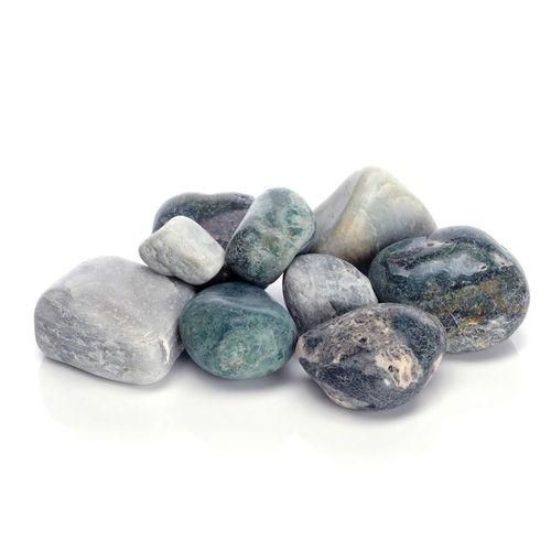 Dekoratív márvány kavics, zöld, akváriumba, biOrb Marble pebble set green