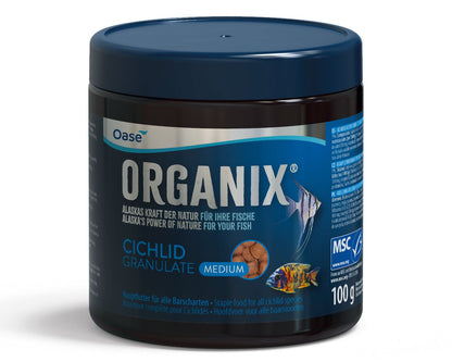 Granulált eledel sügérnek, Bones, Organix Cichlid Granulate medium, 100g/250ml