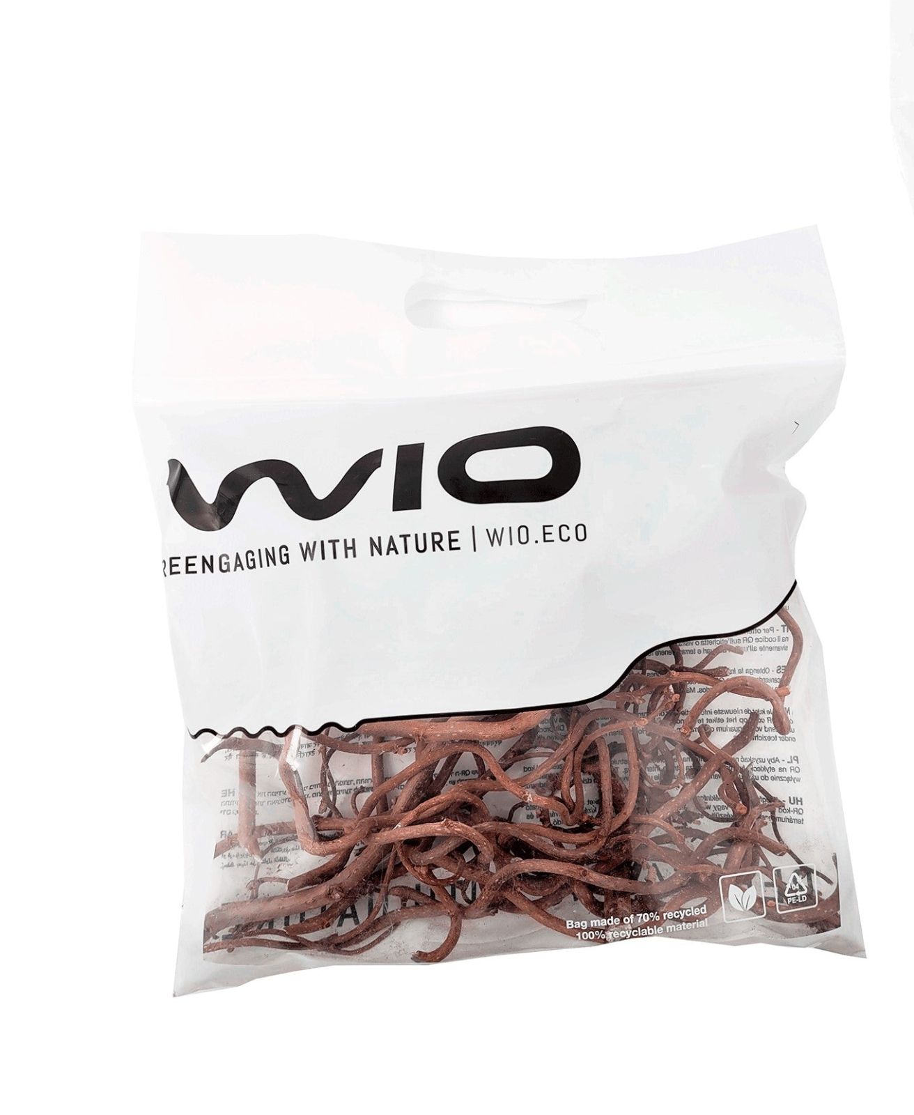 Lemn decorativ acvarii si terarii, Wio, Twisted Root, Mix, 80 g, 10-30 cm