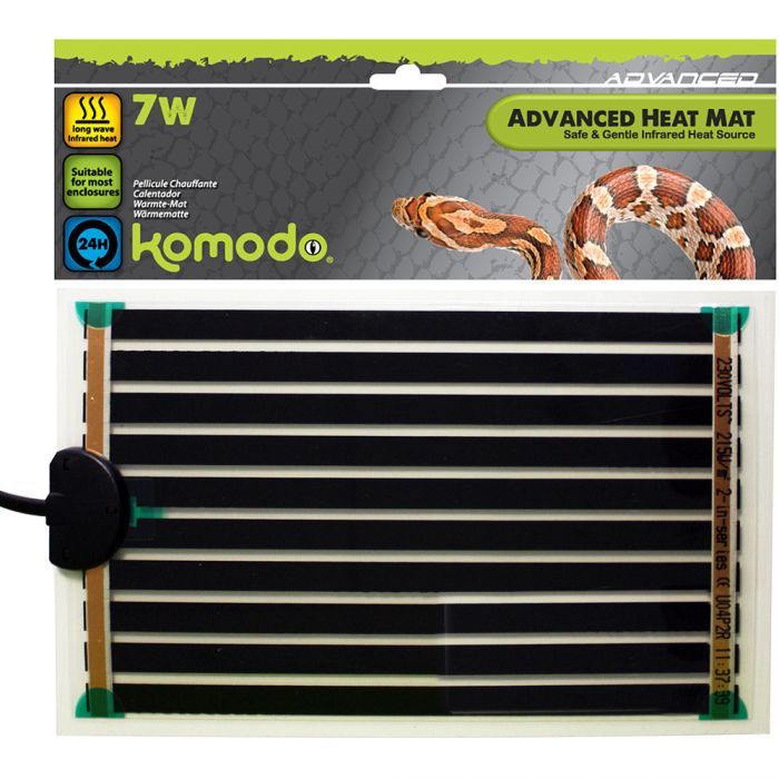 Termikus szőnyeg, Komodo Advanced Heat Mat, 7W, 14,2/27,4 cm