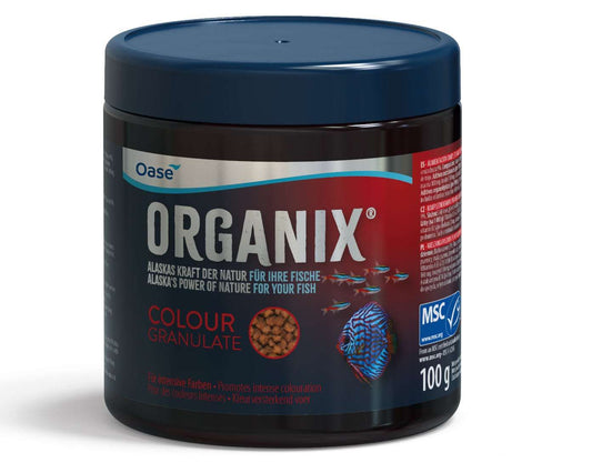 Granulált eledel a halak színének fokozására, Bones, ORGANIX Color Granulate 250 ml / 100 g