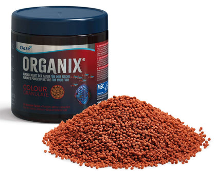 Hrana granulată pentru intensificarea culorii pestilor, Oase, ORGANIX Colour Granulate 250 ml / 100 g