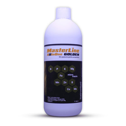 Fertilizant Masterline All In One Golden 1000 ml pentru plantele din acvariu