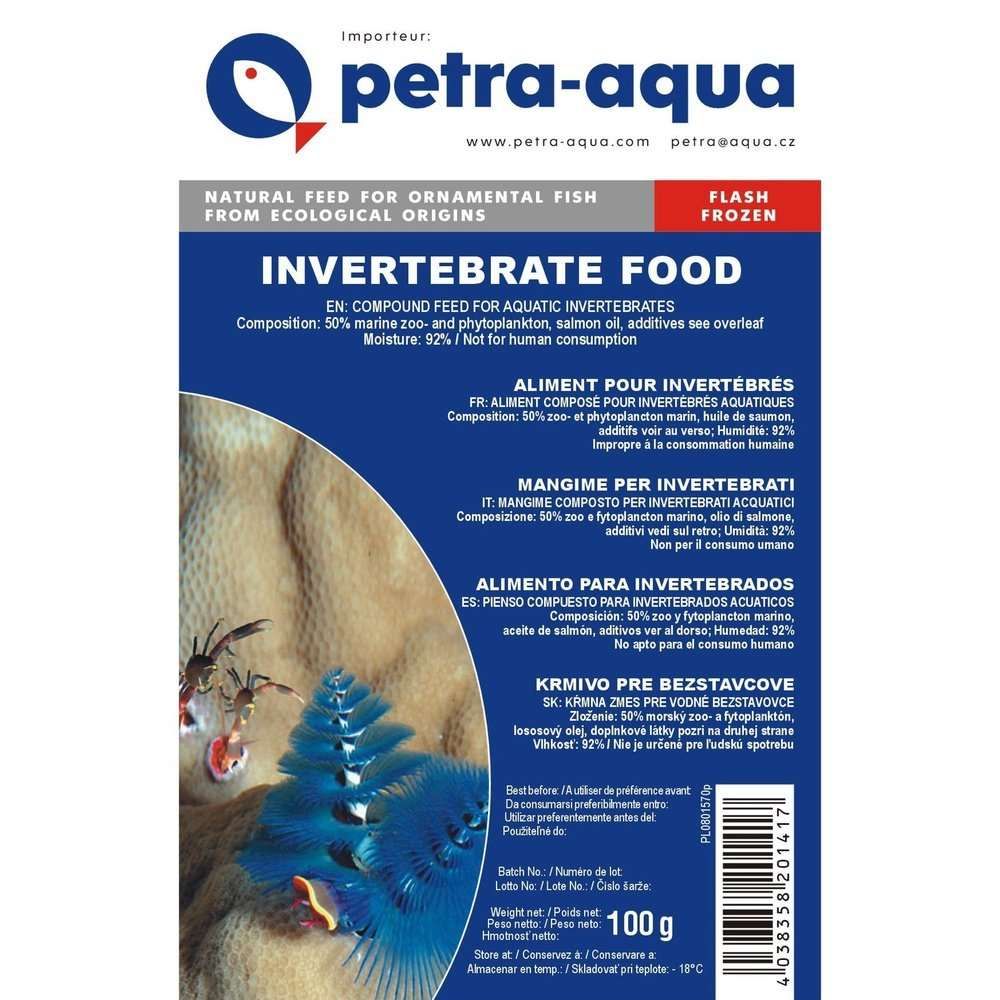 Hrană congelată pentru nevertebrate acvatice, INVERTEBRATES SPECIAL FOOD, blister 100 g