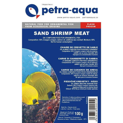 Hrana congelata pentru pesti ornamentali, SAND SHRIMP MEAT, blister 100 g