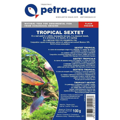 Hrana congelata pentru pesti ornamentali, SEXTET TROPICAL, blister 100 g