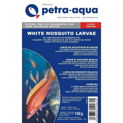 Fagyasztott eledel díszhalaknak, WHITE MOSQUITO LARVAE blister  100g