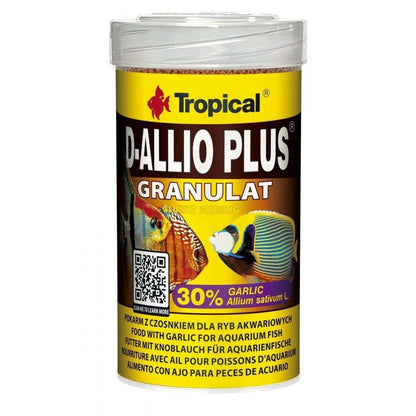 Fokhagymás granulált eledel díszhalaknak, Tropical D-Allio Plus Granules