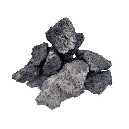 Pietre decor acvarii si terarii, Wio, Darwin Black Lava Nano Rocks, 1,5-2 kg, 1-10 cm