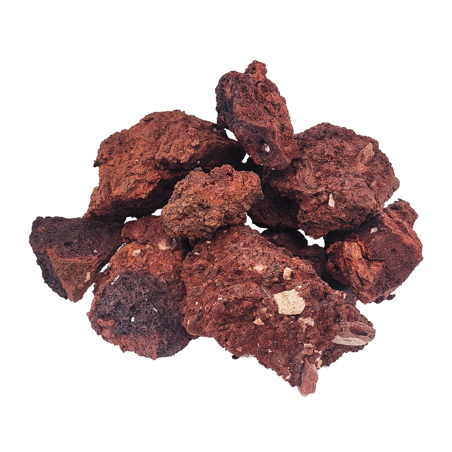 Akváriumok és terráriumok díszkövek, Wio, Wild Red Lava Nano Rocks, 2 kg, 1-10 cm