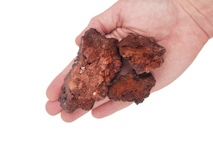 Akváriumok és terráriumok díszkövek, Wio, Wild Red Lava Nano Rocks, 2 kg, 1-10 cm