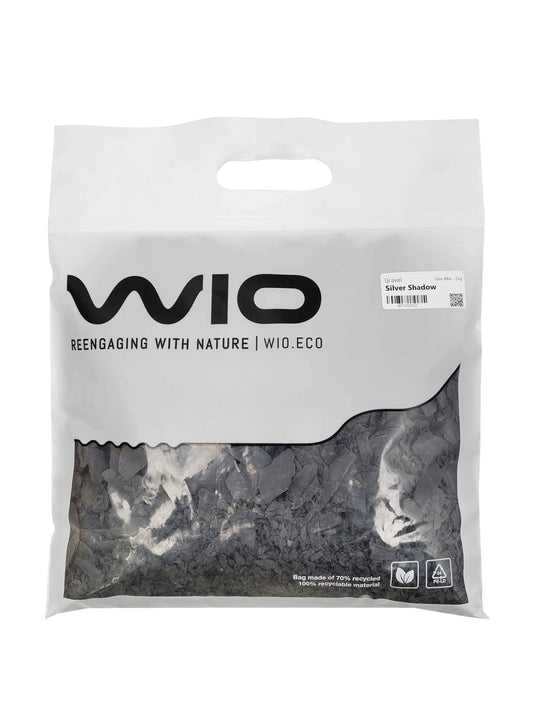 Pietris pentru decor acvariu, Wio, Silver Shadow Gravel, 2 kg