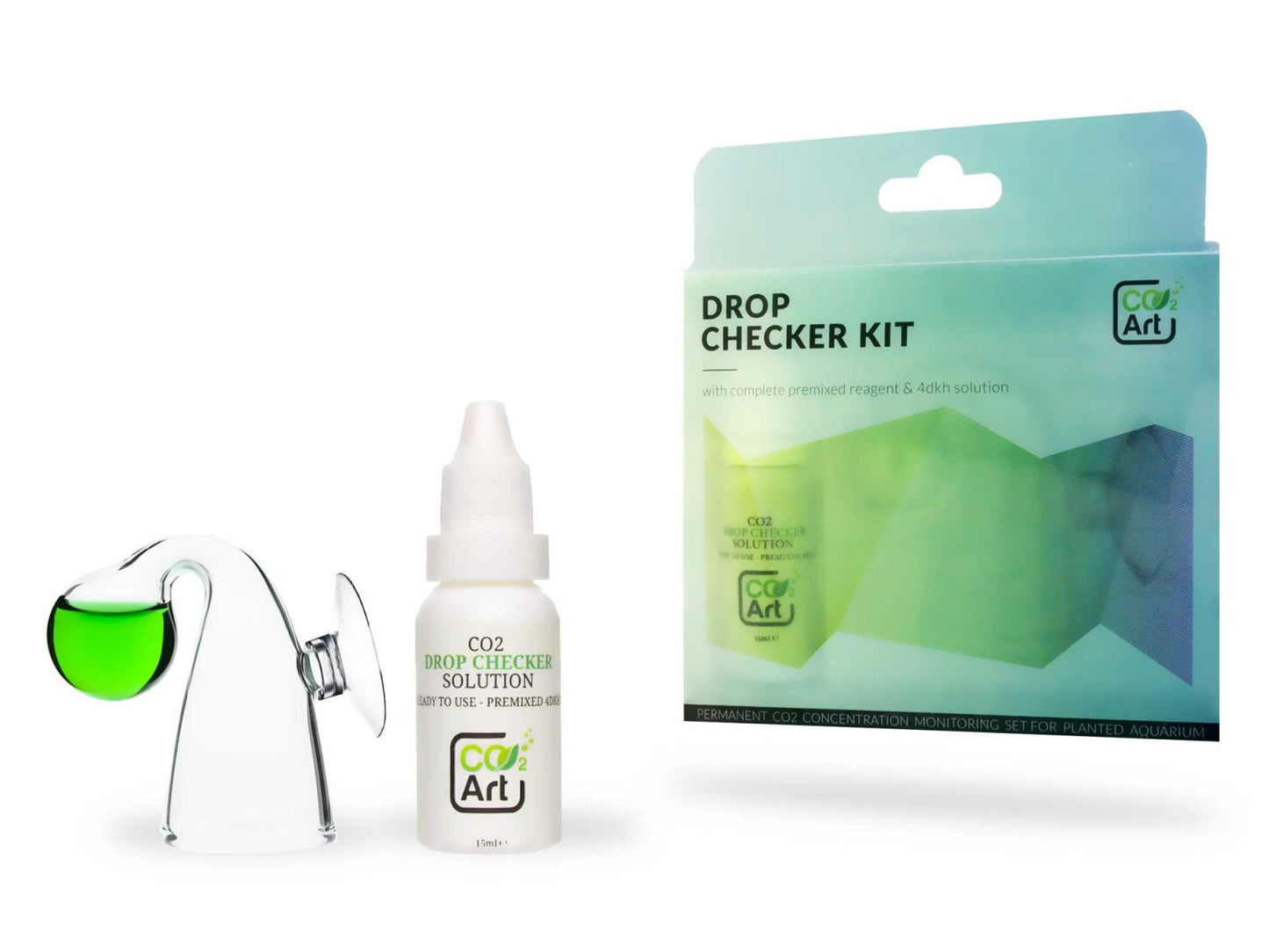 Test permanent CO2 (drop checker și soluție), CO2Art,  Drop Checker Kit