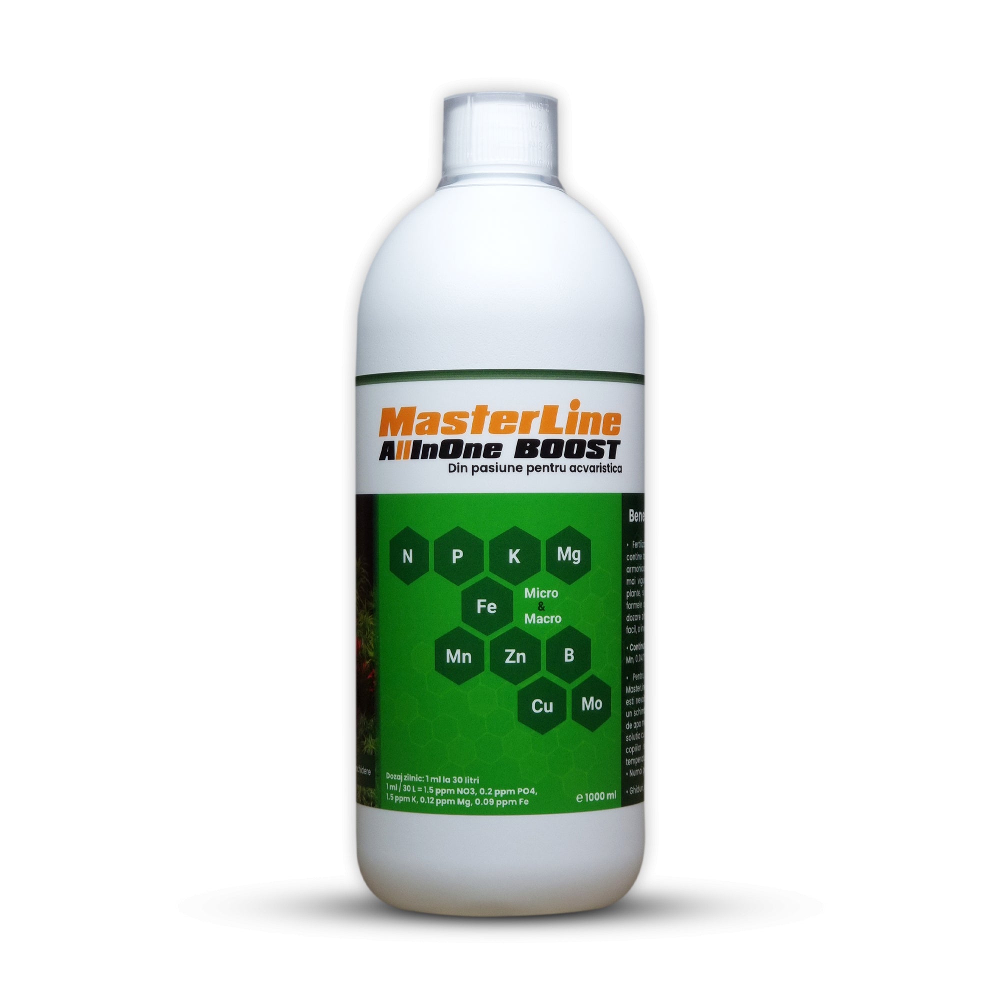 Fertilizant pentru plantele acvatice, MasterLine All in One Boost, 1000 ml