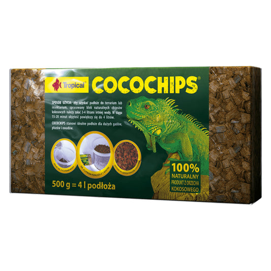 Kókusz szubsztrát hüllők számára, Tropical Cocochips