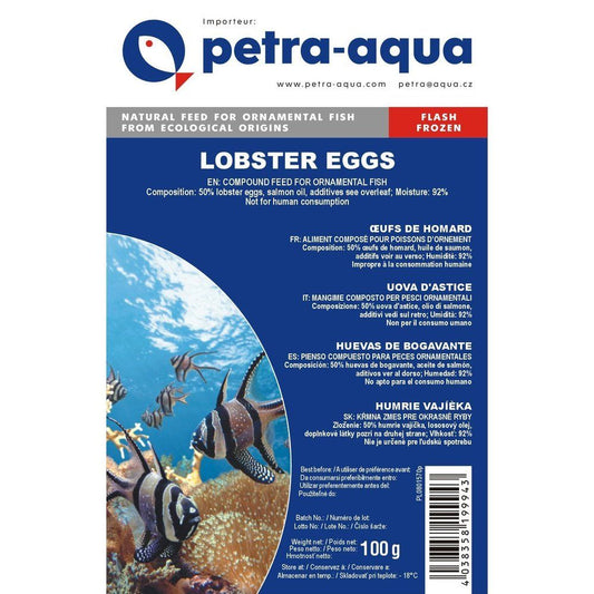 Hrană congelată pentru pești ornamentali (icre de homar), LOBSTER EGGS, blister 100 g