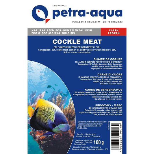 Hrană congelată pentru pești ornamentali, COCKLE MEAT, blister 100 g