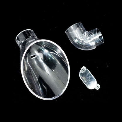 Lily Pipe külső szűrő kimenet, Aquario Neo Outlet Poppy Glass, L 17 mm