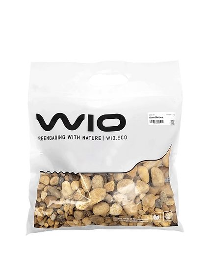 Kavics dekoráció akváriumba és terráriumba, Wio, Bumblebee Gravel Mix, 2 kg, 3-40 mm