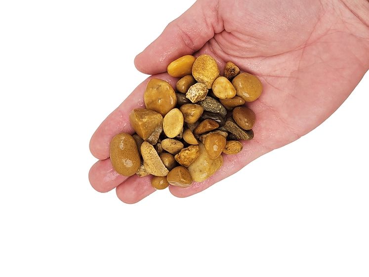 Kavics dekoráció akváriumba és terráriumba, Wio, Bumblebee Gravel Mix, 2 kg, 3-40 mm