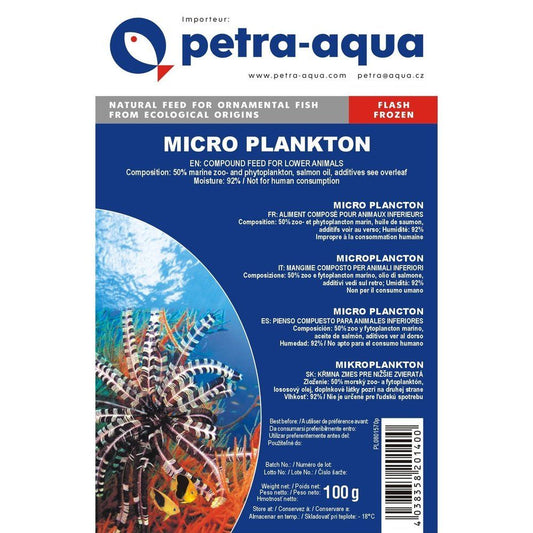 Fagyasztott eledel díszhalaknak, MICRO PLANKTON, blister 100 g