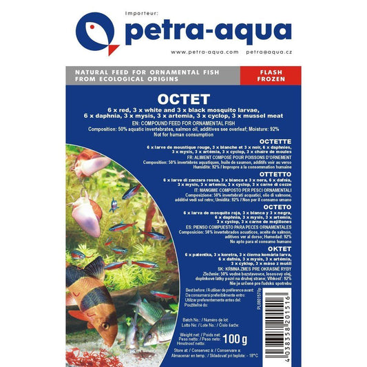 Hrana congelata pentru pesti ornamentali, OCTET, blister 100 g