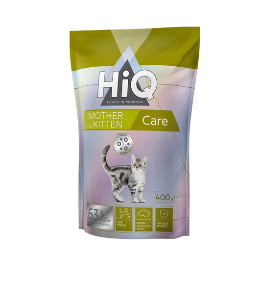 Hrana uscata pentru pisici tinere pe baza de carne de pasare , HiQ Kitten and mother care, 400 g