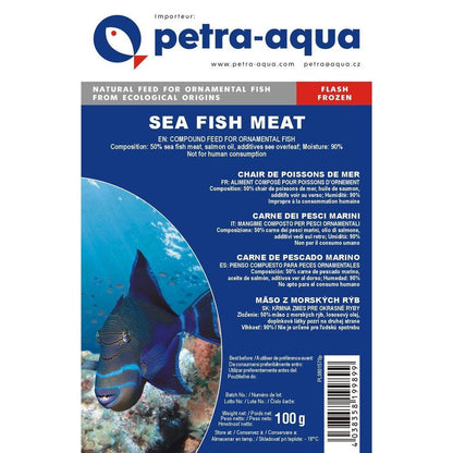 Hrana congelata pentru pesti ornamentali, SEA FISH MEAT, blister 100 g