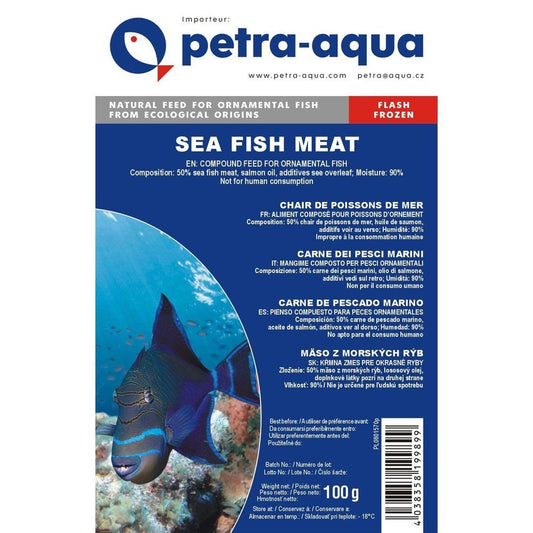 Hrana congelata pentru pesti ornamentali, SEA FISH MEAT, blister 100 g