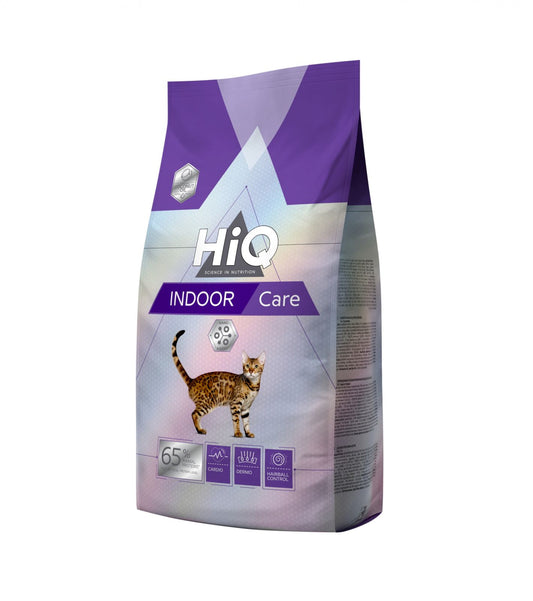 Baromfi alapú szárazeledel felnőtt macskáknak, HiQ Indoor care, 1,8 kg 