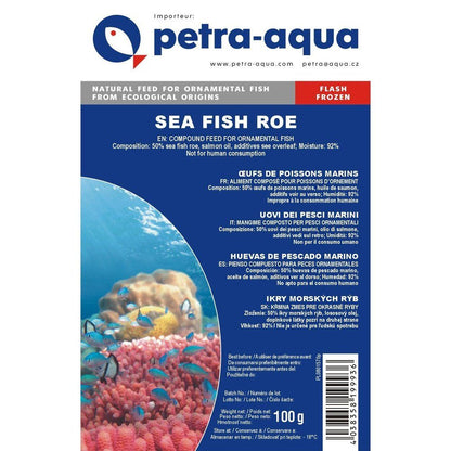 Fagyasztott eledel díszhalaknak, SEA FISH ROE, blister 100 g