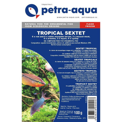 Hrana congelata pentru pesti ornamentali, SEXTET TROPICAL, blister 100 g
