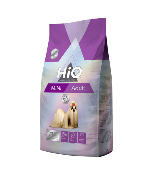 Baromfi alapú szárazeledel kisméretű felnőtt kutyáknak, HiQ Mini Adult, 1,8 kg