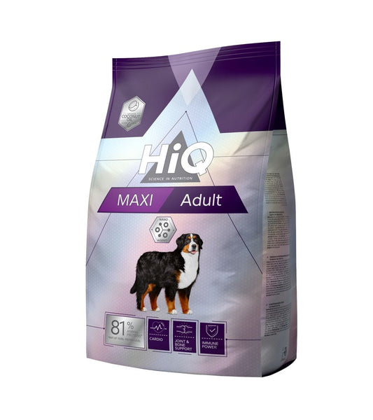 Baromfi alapú szárazeledel nagytestű felnőtt kutyák számára, HiQ Maxi Adult, 11 kg