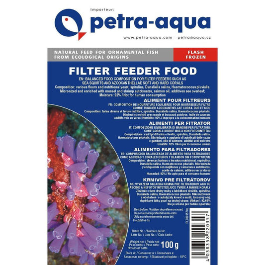 Hrană congelată pentru speciile filtratoare, FILTER FEEDER FOOD, blister 100 g