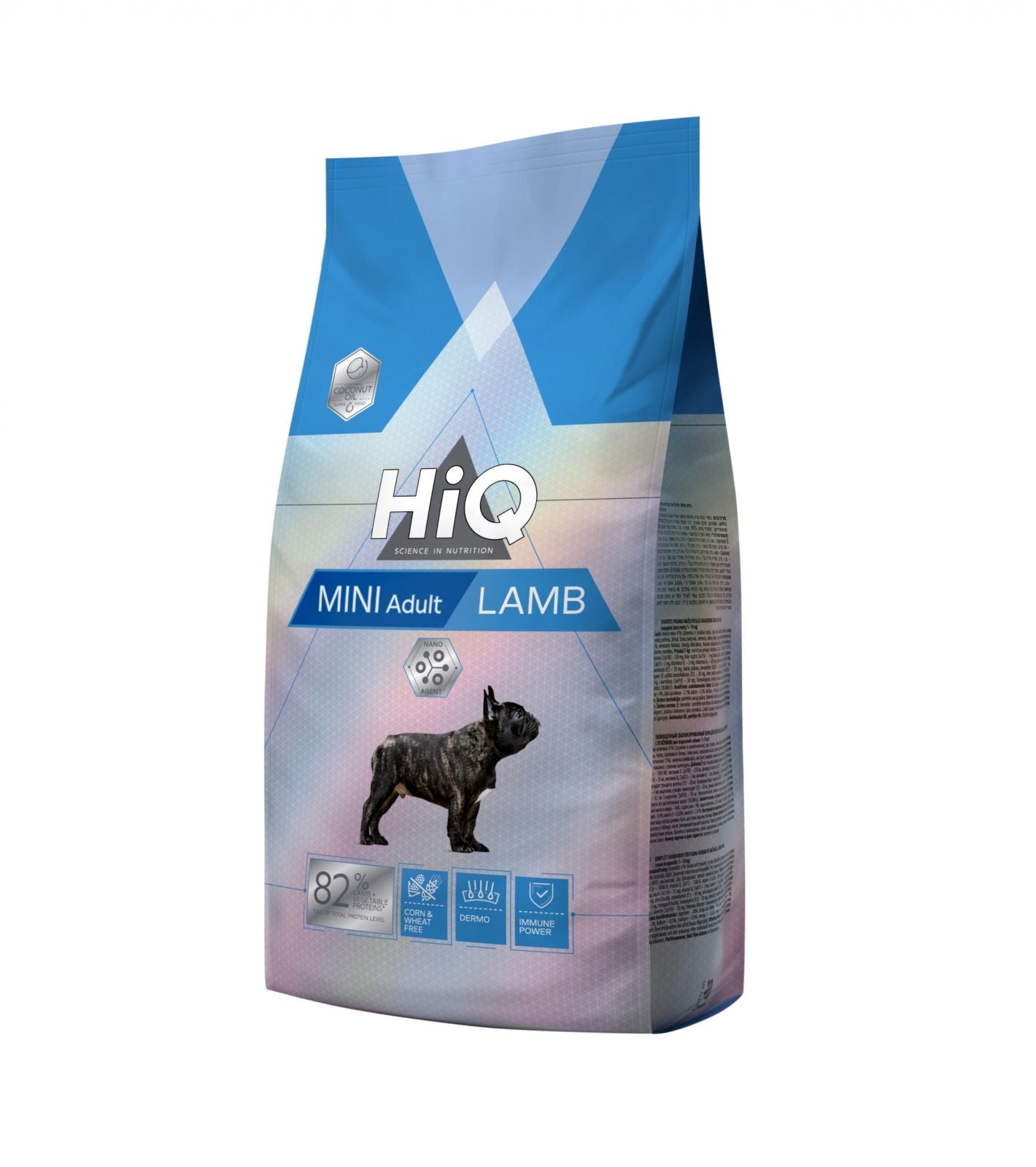 Hrana uscata pentru caini adult de talie mica cu carne de miel, HiQ Mini Adult Lamb, 1.8 kg